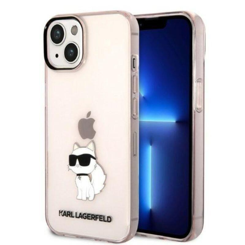 Karl Lagerfeld Husa Choupette iPhone 14 Plus Roz Karl Lagerfeld Husa Choupette iPhone 14 Plus Roz