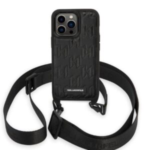 Karl Lagerfeld Husa Monogram Crossbody iPhone 14 Pro Max Negru Karl Lagerfeld Husa Monogram Crossbody iPhone 14 Pro Max Negru