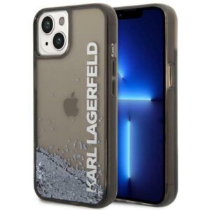 Karl Lagerfeld Husa Translucent Liquid Glitter iPhone 14 Negru Karl Lagerfeld Husa Translucent Liquid Glitter iPhone 14 Negru