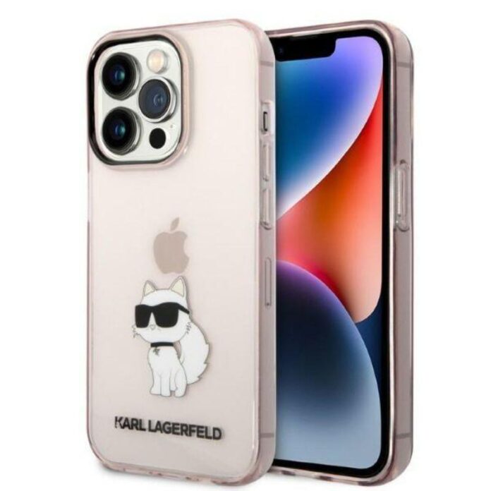 Karl Lagerfeld Husa Choupette iPhone 14 Pro Roz Karl Lagerfeld Husa Choupette iPhone 14 Pro Roz