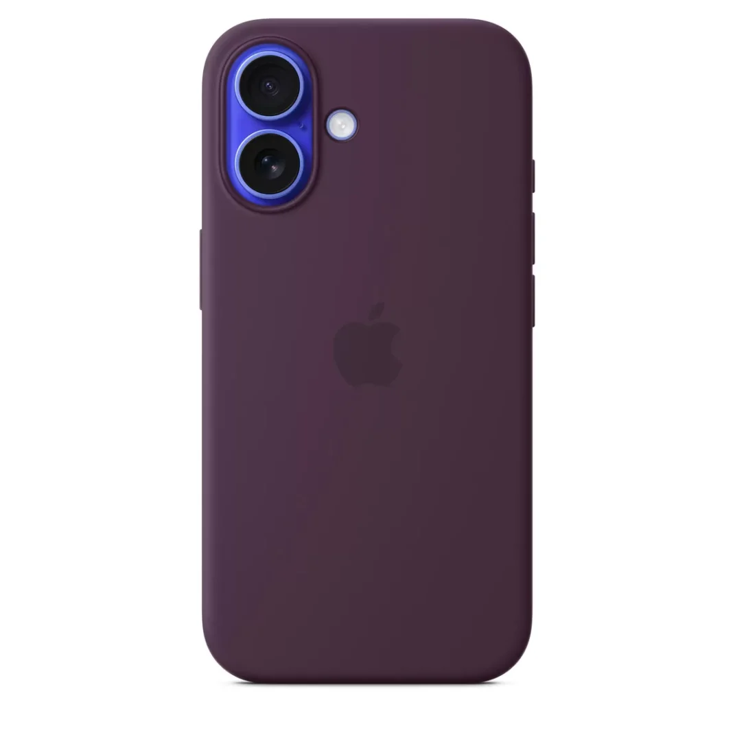 Husa de protectie Apple cu MagSafe pentru iPhone 16 Silicon Plum Husa de protectie Apple cu MagSafe pentru iPhone 16 Silicon Plum