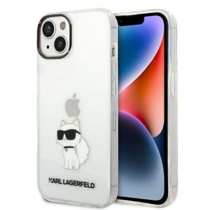 Karl Lagerfeld Husa Choupette iPhone 14 Plus Transparent
