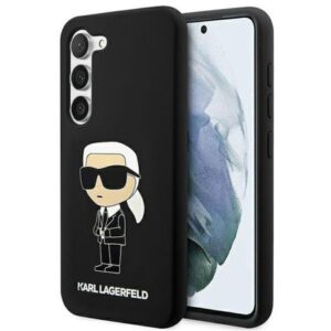 Karl Lagerfeld Husa Liquid Silicone Ikonik Samsung Galaxy S23 Plus Negru Karl Lagerfeld Husa Liquid Silicone Ikonik Samsung Galaxy S23 Plus Negru