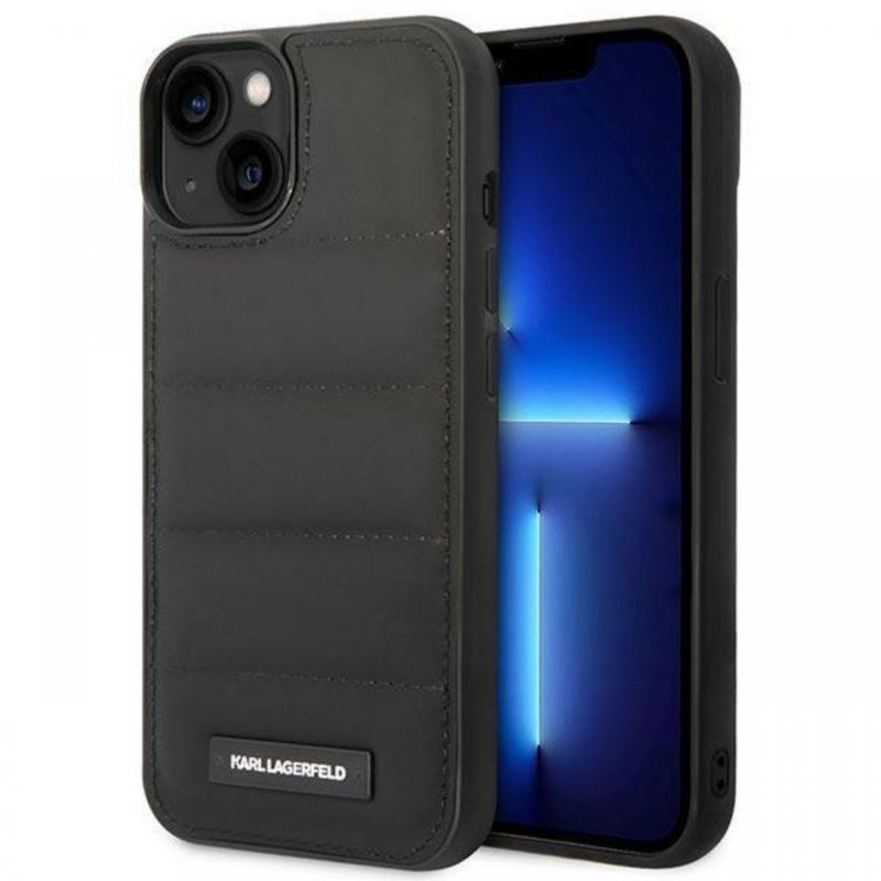 Karl Lagerfeld Husa Quilted Puffy Metal Logo iPhone 14 Plus Negru Karl Lagerfeld Husa Quilted Puffy Metal Logo iPhone 14 Plus Negru