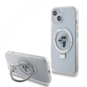 Karl Lagerfeld Husa Ringstand Karl & Choupette MagSafe iPhone 15 Negru Karl Lagerfeld Husa Ringstand Karl & Choupette MagSafe iPhone 15 Negru