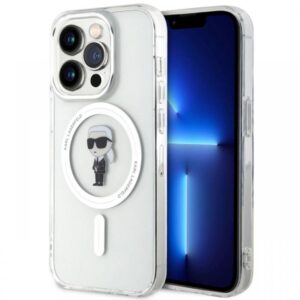 Karl Lagerfeld Husa Ikonik MagSafe iPhone 15 Transparent Karl Lagerfeld Husa Ikonik MagSafe iPhone 15 Transparent