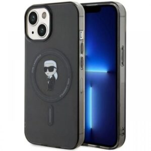Karl Lagerfeld Husa Ikonik MagSafe iPhone 15 Negru Karl Lagerfeld Husa Ikonik MagSafe iPhone 15 Negru