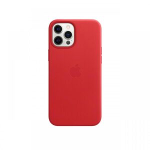 Husa Original iPhone 12 Pro Max Apple Leather, MagSafe, Red Husa Original iPhone 12 Pro Max Apple Leather, MagSafe, Red