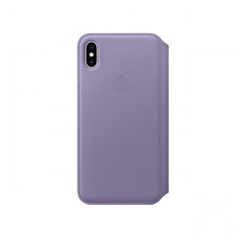 Husa Original iPhone XS Max Apple Leather Folio Lilac
