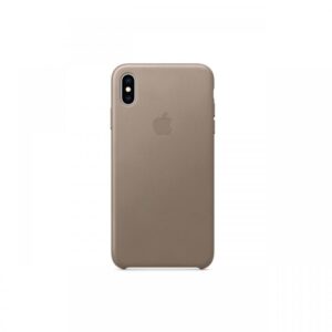 Husa Original iPhone XS Max Apple Leather Taupe (piele naturala) Husa Original iPhone XS Max Apple Leather Taupe (piele naturala)