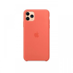 Husa Original iPhone 11 Pro Max Apple Silicon Clementine Orange Husa Original iPhone 11 Pro Max Apple Silicon Clementine Orange