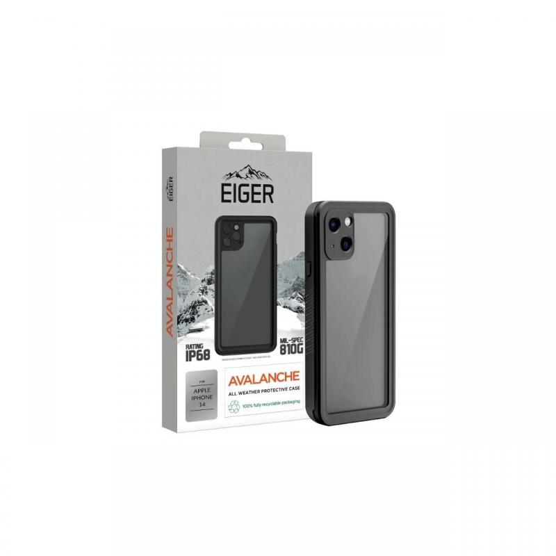 Husa iPhone 14 Eiger Avalanche Black Husa iPhone 14 Eiger Avalanche Black