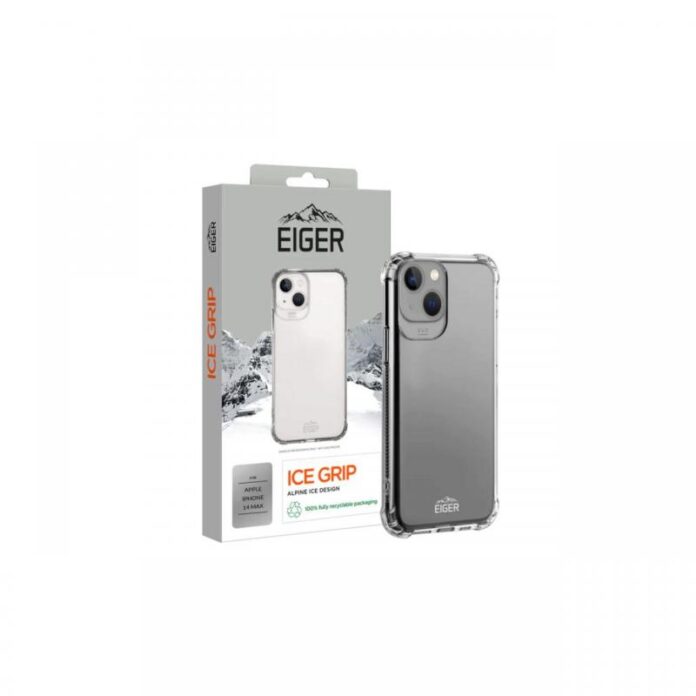 Husa iPhone 14 Plus Eiger Ice Grip Clear Husa iPhone 14 Plus Eiger Ice Grip Clear