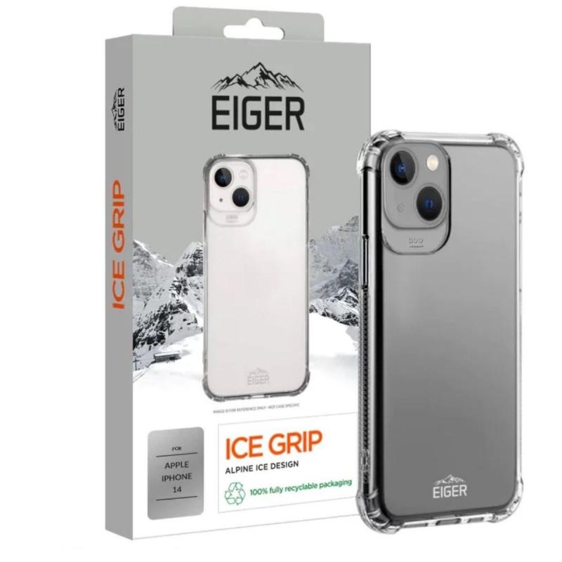 Husa iPhone 14 Eiger Ice Grip Clear Husa iPhone 14 Eiger Ice Grip Clear
