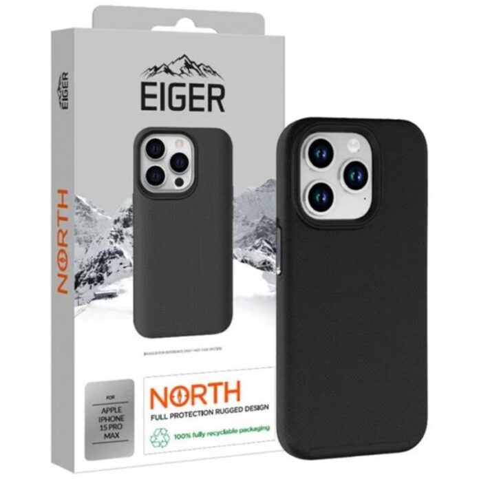 Eiger Husa North Case iPhone 15 Pro Max Black Eiger Husa North Case iPhone 15 Pro Max Black