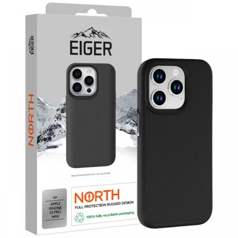 Eiger Husa North Case iPhone 15 Pro Max Black Eiger Husa North Case iPhone 15 Pro Max Black