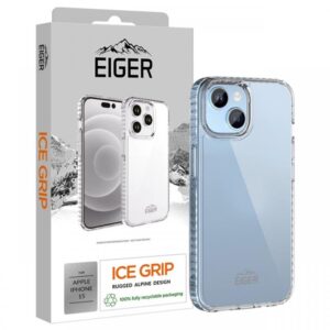 Eiger Husa Ice Grip iPhone 15 Clear Eiger Husa Ice Grip iPhone 15 Clear