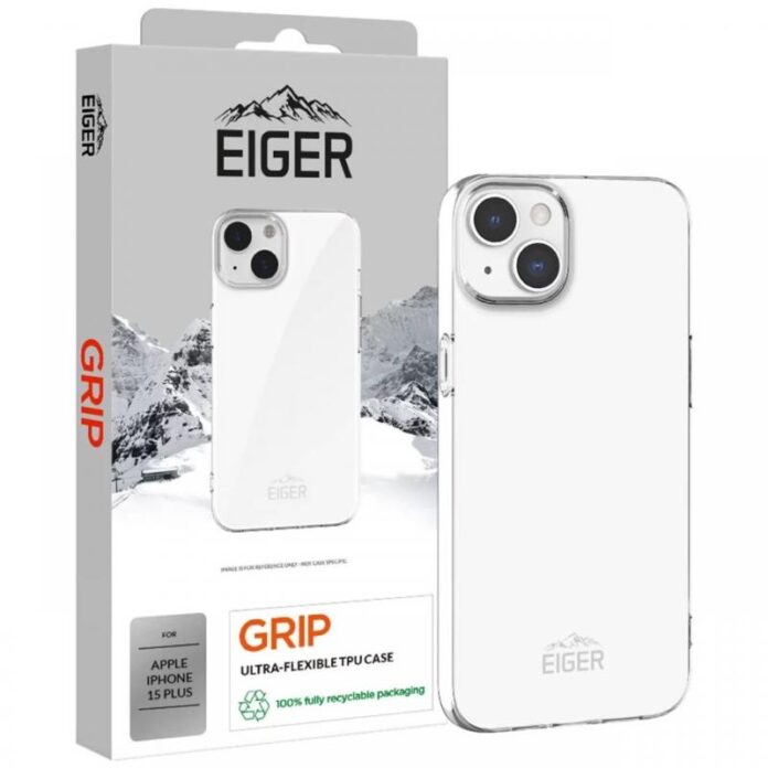 Eiger Husa Grip iPhone 15 Plus Clear