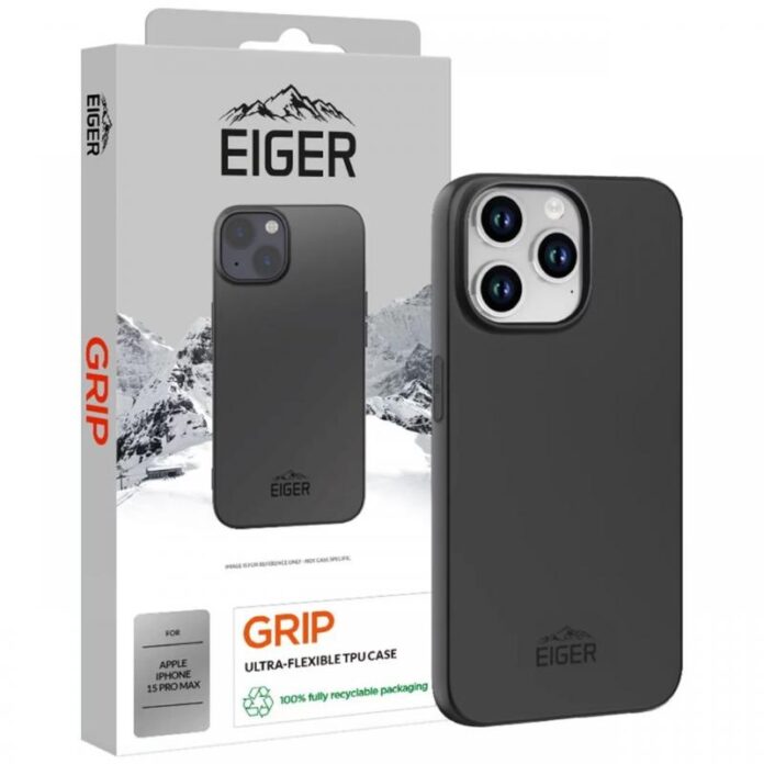Eiger Husa Grip iPhone 15 Pro Max Negru Eiger Husa Grip iPhone 15 Pro Max Negru