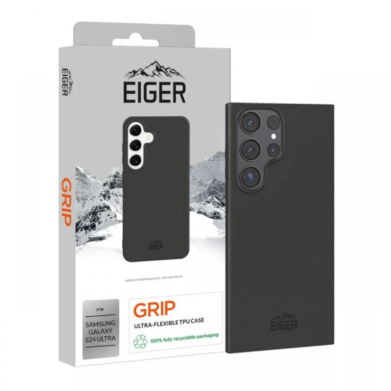Eiger Husa Grip Case Samsung Galaxy S24 Ultra Black Eiger Husa Grip Case Samsung Galaxy S24 Ultra Black
