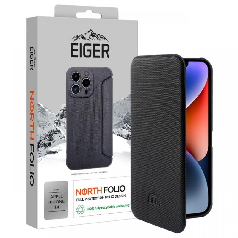 Eiger Husa North Folio Case iPhone 14 Negru Eiger Husa North Folio Case iPhone 14 Negru