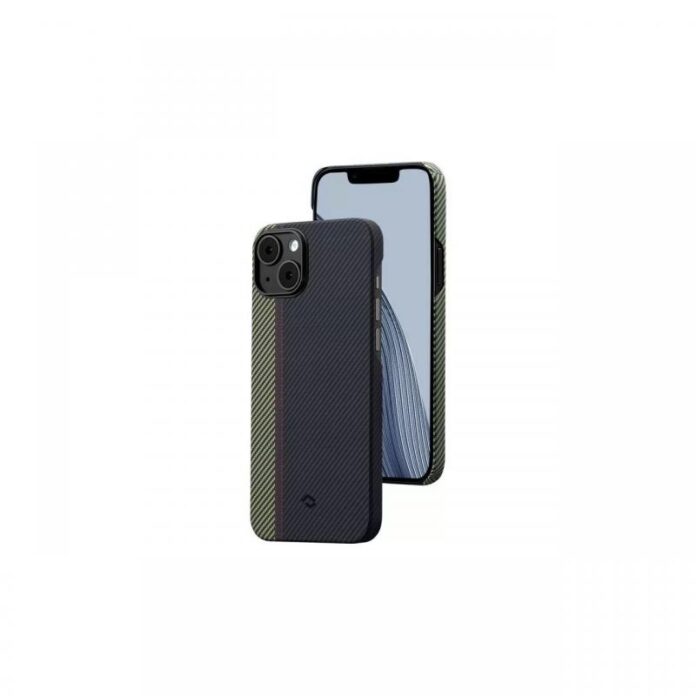 Husa iPhone 14 Plus Pitaka MagEZ 3 Aramida MagSafe Overture