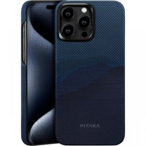 Pitaka Husa MagEZ 4 StarPeak Over the horizon 1500D, Aramida MagSafe iPhone 15 Pro Max Pitaka Husa MagEZ 4 StarPeak Over the horizon 1500D, Aramida MagSafe iPhone 15 Pro Max