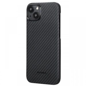 Pitaka Husa MagEZ 4 Aramida 1500D iPhone 15, MagSafe, Negru / Gri Pitaka Husa MagEZ 4 Aramida 1500D iPhone 15, MagSafe, Negru / Gri