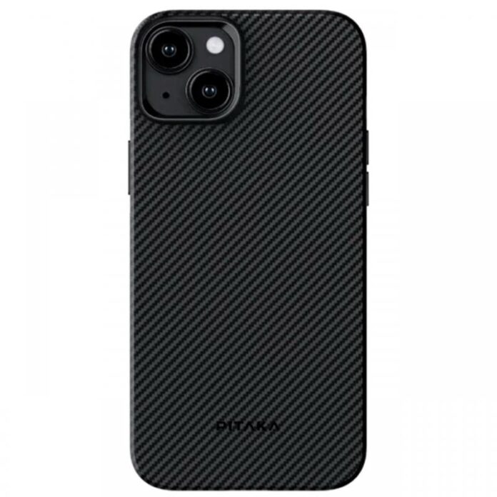 Pitaka Husa MagEZ Pro 4 Aramida 600D iPhone 15 Plus, MagSafe Negru / Gri