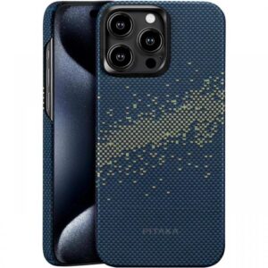 Pitaka Husa MagEZ 4 StarPeak Milky Way 1500D, Aramida MagSafe iPhone 15 Pro Pitaka Husa MagEZ 4 StarPeak Milky Way 1500D, Aramida MagSafe iPhone 15 Pro