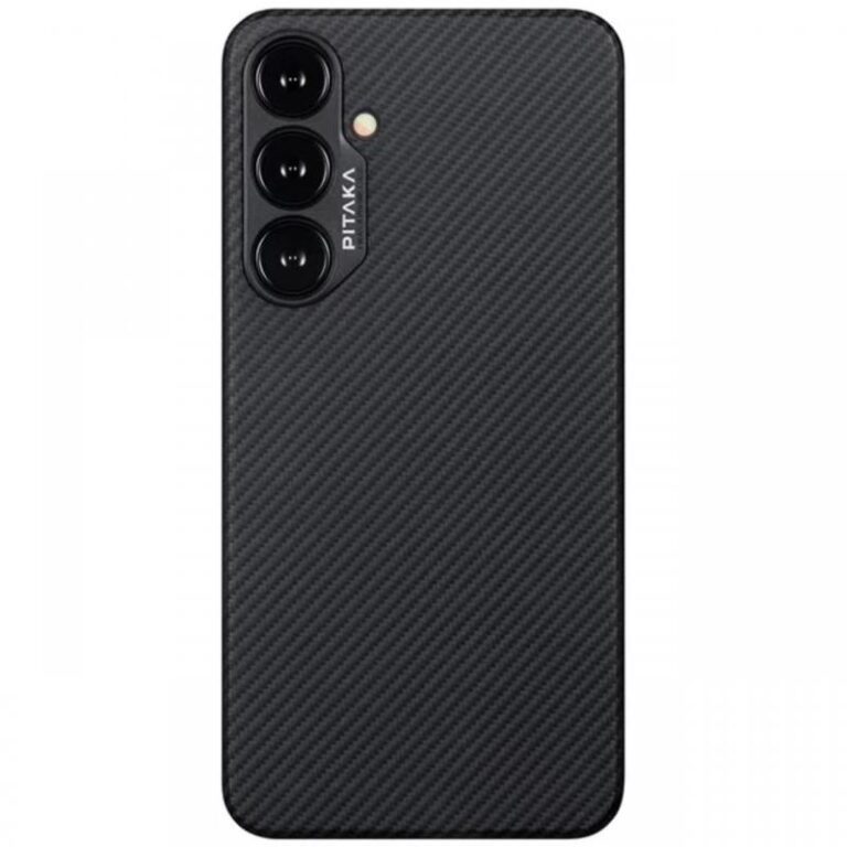 Pitaka Husa MagEZ 4 Aramida 600D Samsung Galaxy S24, MagSafe, Negru / Gri