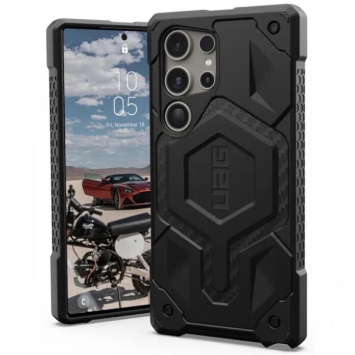 UAG Husa Monarch Series Samsung Galaxy S24 Ultra Carbon Fiber UAG Husa Monarch Series Samsung Galaxy S24 Ultra Carbon Fiber