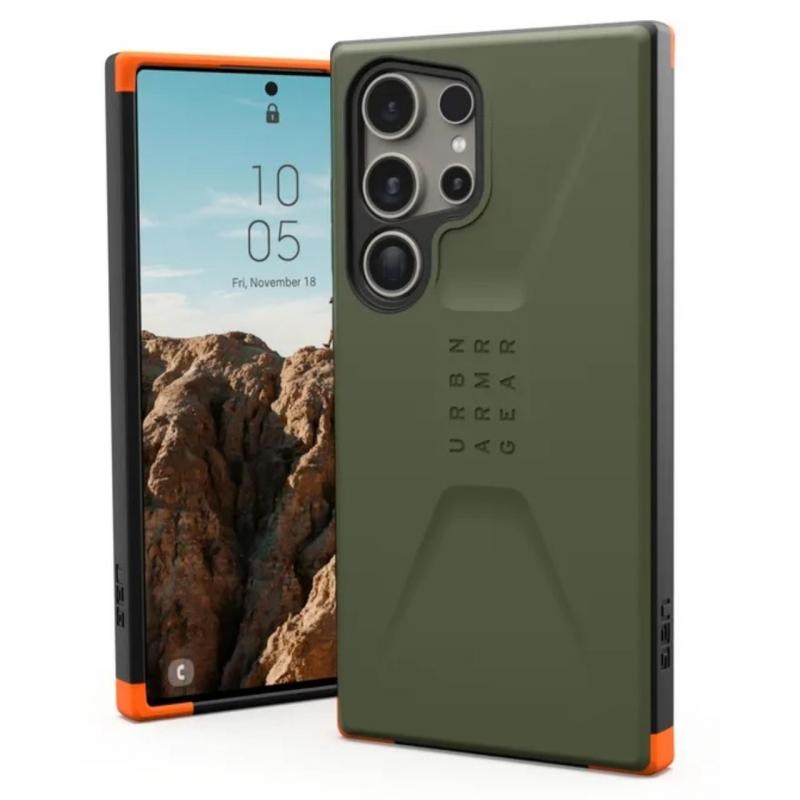 UAG Husa Civilian Series Samsung Galaxy S24 Ultra Olive Drab UAG Husa Civilian Series Samsung Galaxy S24 Ultra Olive Drab