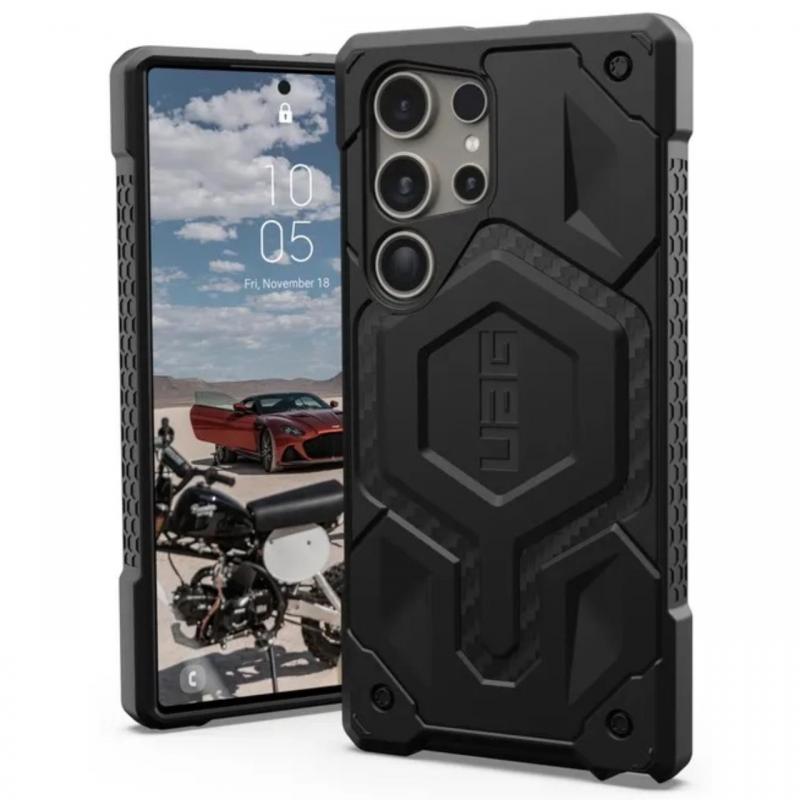 UAG Husa Monarch Pro Samsung Galaxy S24 Ultra Carbon Fiber UAG Husa Monarch Pro Samsung Galaxy S24 Ultra Carbon Fiber