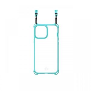 Husa iPhone 13 Pro Max IT Skins Hybrid Sling Light Blue & Transparent Husa iPhone 13 Pro Max IT Skins Hybrid Sling Light Blue & Transparent