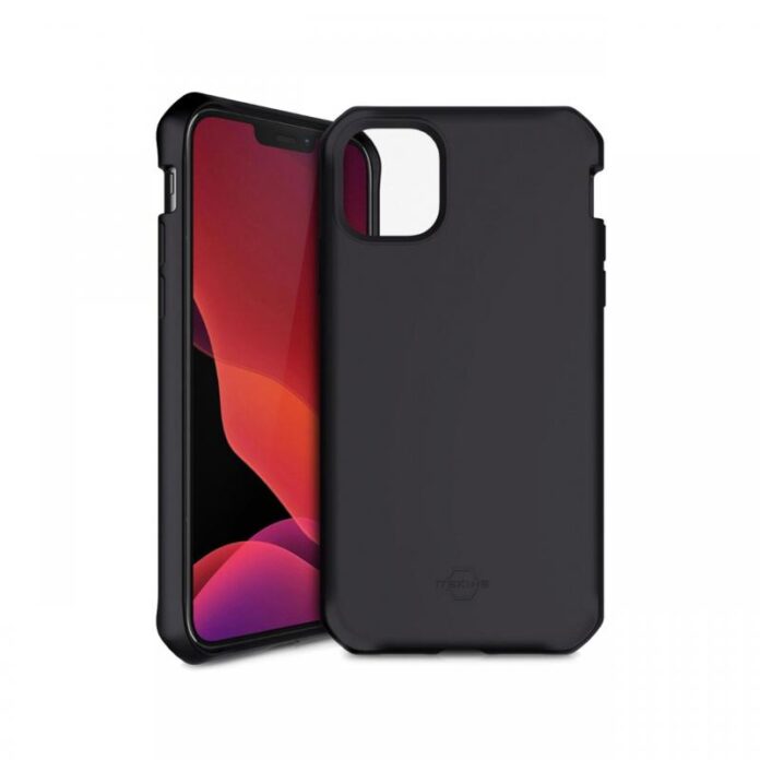 Husa iPhone 12 Mini IT Skins Spectrum Solid Plain Black Husa iPhone 12 Mini IT Skins Spectrum Solid Plain Black