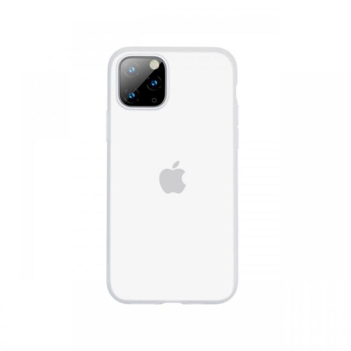 Husa iPhone 11 Pro Baseus Liquid Silica Gel Protective Clear Red