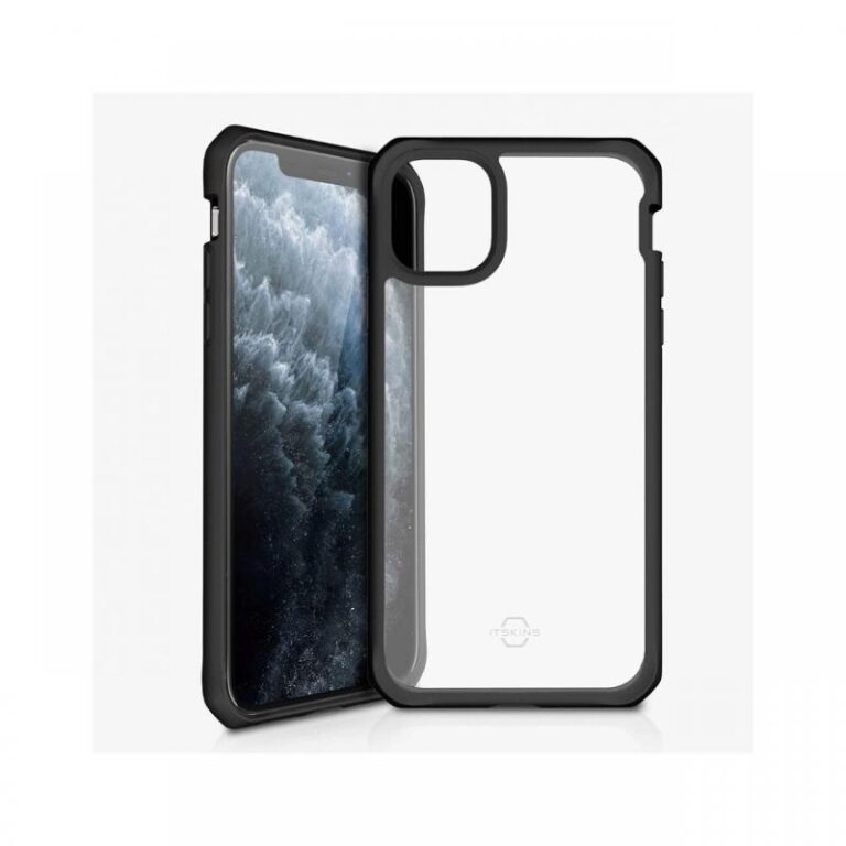 Husa iPhone 11 Pro Max IT Skins Hybrid Solid Pink & Transparent (antishock)