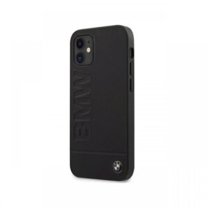 Husa iPhone 12 Mini BMW Signature Logo Imprint Negru Husa iPhone 12 Mini BMW Signature Logo Imprint Negru