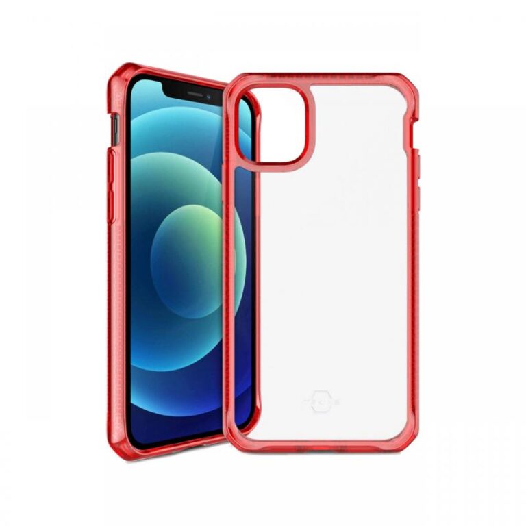 Husa iPhone 12 Mini IT Skins Hybrid Clear Light Purple & Transparent