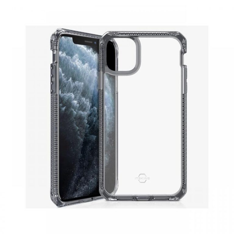 Husa iPhone 11 Pro Max IT Skins Hybrid Clear Light Pink & Transparent (antishock)