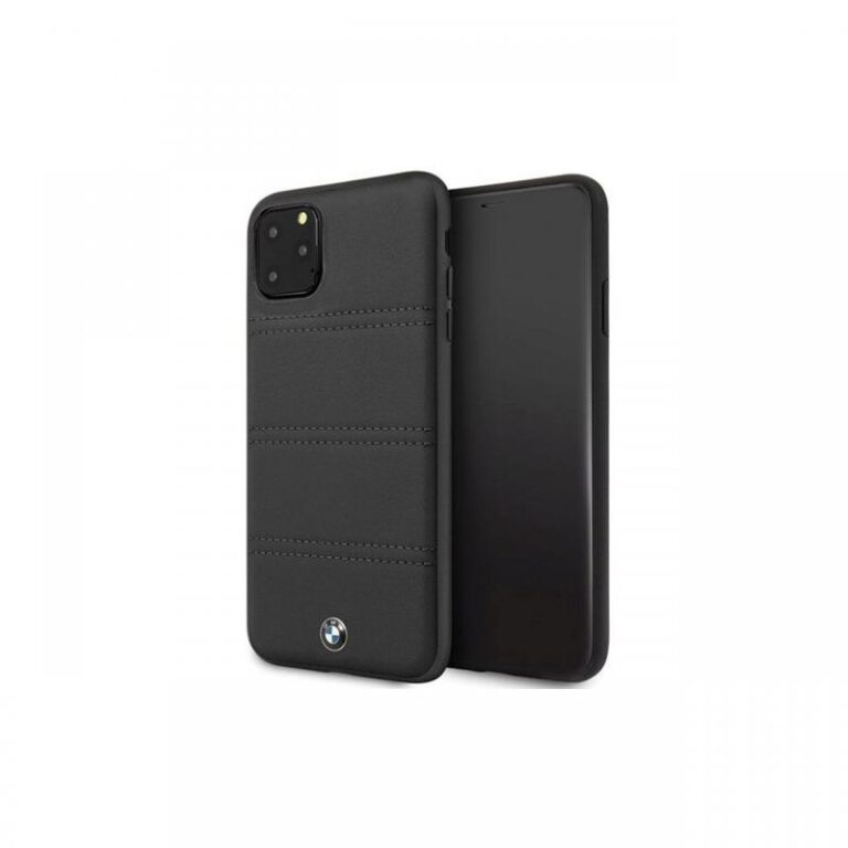 Husa iPhone 11 Pro Max BMW Signature Horizontal Lines Negru