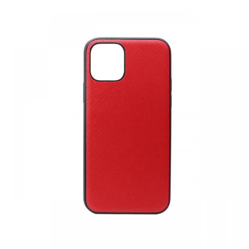 Husa iPhone 11 Pro Meleovo Saffiano Red Husa iPhone 11 Pro Meleovo Saffiano Red