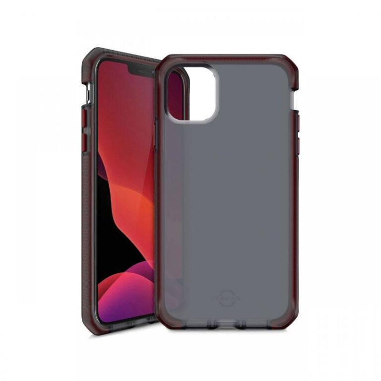 Husa iPhone 12 / 12 Pro IT Skins Supreme Frost Red & Black