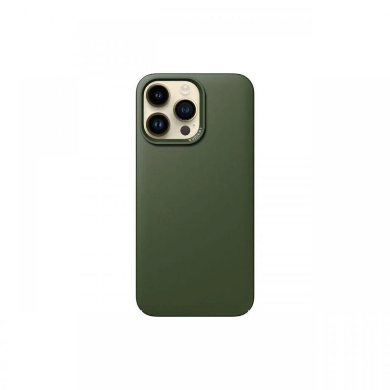 Husa iPhone 14 Pro Max Nudient Thin, MagSafe, Kaki