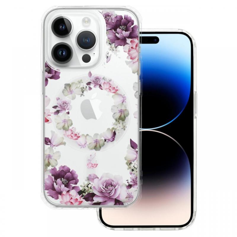 Tel Protect Husa Flower Magsafe iPhone 14 Pro Design 6 Tel Protect Husa Flower Magsafe iPhone 14 Pro Design 6
