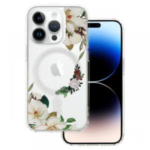 Tel Protect Husa Flower Magsafe iPhone 15 Pro Max Design 3 Tel Protect Husa Flower Magsafe iPhone 15 Pro Max Design 3