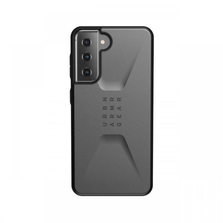 Husa Samsung Galaxy S21/S21 5G UAG Civilian Series Silver