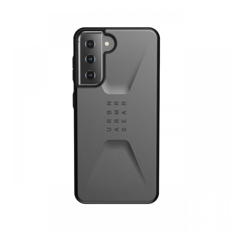Husa Samsung Galaxy S21/S21 5G UAG Civilian Series Silver Husa Samsung Galaxy S21/S21 5G UAG Civilian Series Silver