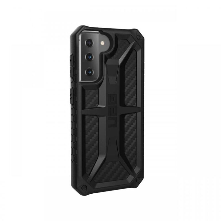 Husa Samsung Galaxy S21/S21 5G UAG Monarch Series Carbon Fiber